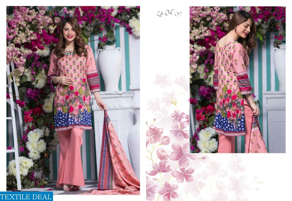 Zs kalyan printed lawn collection Wholesale pakistani dress material